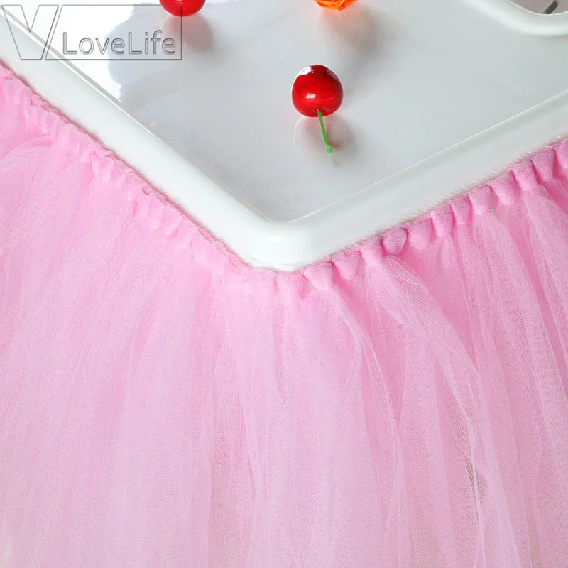 Тюлевые юбки-пачки высокое покрытие стула ткань украшение для дня рождения