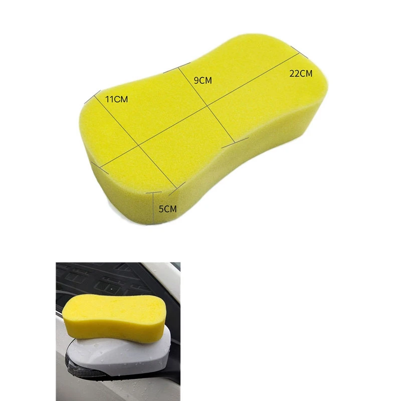

Car Wash Sponge Extra Large Size Washing Cellulose Super Absorbent Multi-Use Cleaning Sponge - Yellow 2 Packs