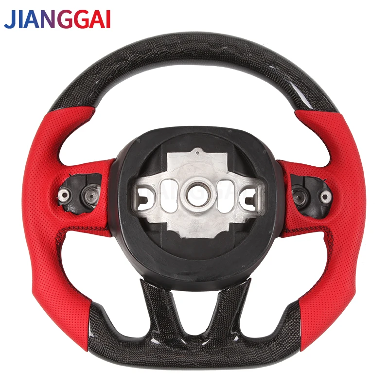 Рулевого колеса светодиодный Дисплей углеродное волокно красного цвета из