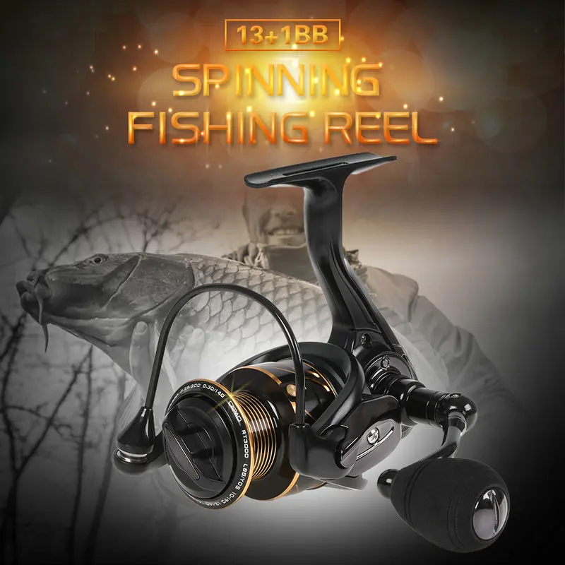 

Spinning Fishing Reel 13+1BB Metal Spool Carp Fishing Rod and Reel Feeder Equipment Stradic Baitcasting Reels Tools