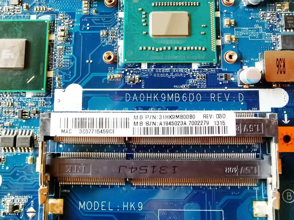 Оригинальная материнская плата для ноутбука SONY SVF152 2117U DA0HK9MB6D0 протестирована