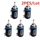 WXD3-13-2W 10K 100220470680 Ом WXD3-13 2W многооборотный потенциометр 1K 2,2 K 4,7 K 5,6 K 6,8 K 47K 100K вращающийся переключатель