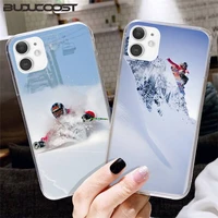 skiing snow skis soft rubber phone cover for iphone 11 pro 11 pro max x xr xs max 7 8 6 6s plus 5 5s se 2020 case