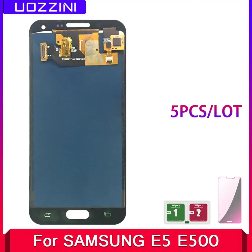 5 шт./лот 100% протестированный ЖК дисплей для samsung Galaxy E5 E500 E500F E500H E500M Супер