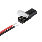 10 шт. 2-контактные клеммы для электрического кабеля, пружинные быстроразъемные соединители для проводов, обжимные клеммы для кабеля 22-20AWG