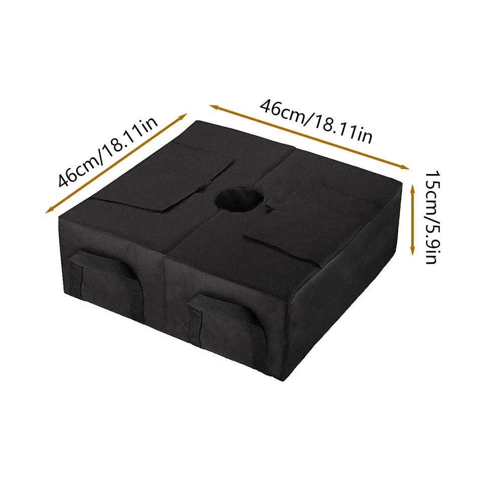 

New Outdoor Patio Umbrella Base Weight Bag Weatherproof Parasol Umbrella Heavy Duty Sand Bags Stand Base For Home Hotel Use