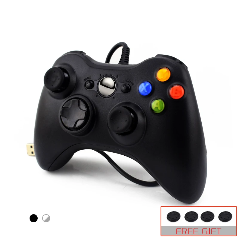 USB геймпад ZOMTOP для Xbox 360/тонкий контроллер Windows 7/8/10 Microsoft PC с поддержкой игры