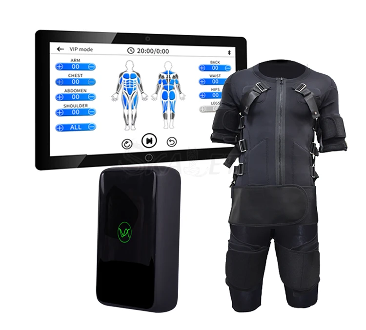 

2022 Hottest Full Body Fitness Slimming Body EMS Stimulation Ems Training Suit Slimming Weight Loss CE Approval