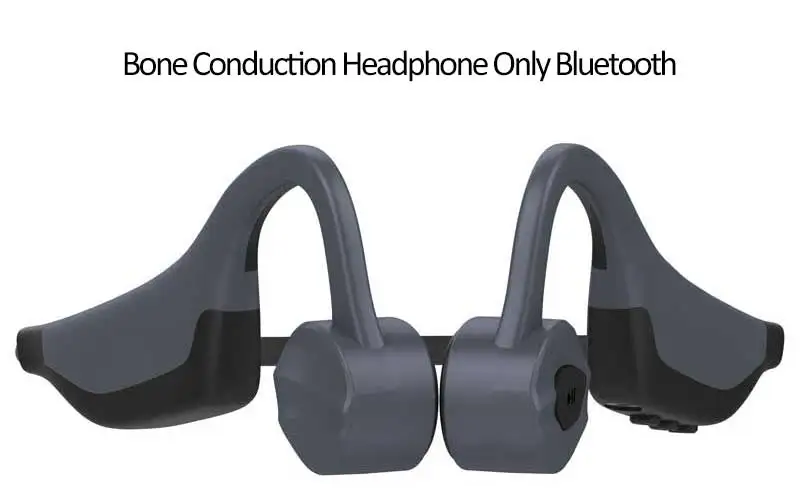 Only Bluetooth Костной проводимости наушники MP3 плеер 16 Гб IPX8 водонепроницаемый для плавания Bluetooth 5,0 наушники 2 в 1 гарнитура открытый ухо - Цвет: Only Bluetooth