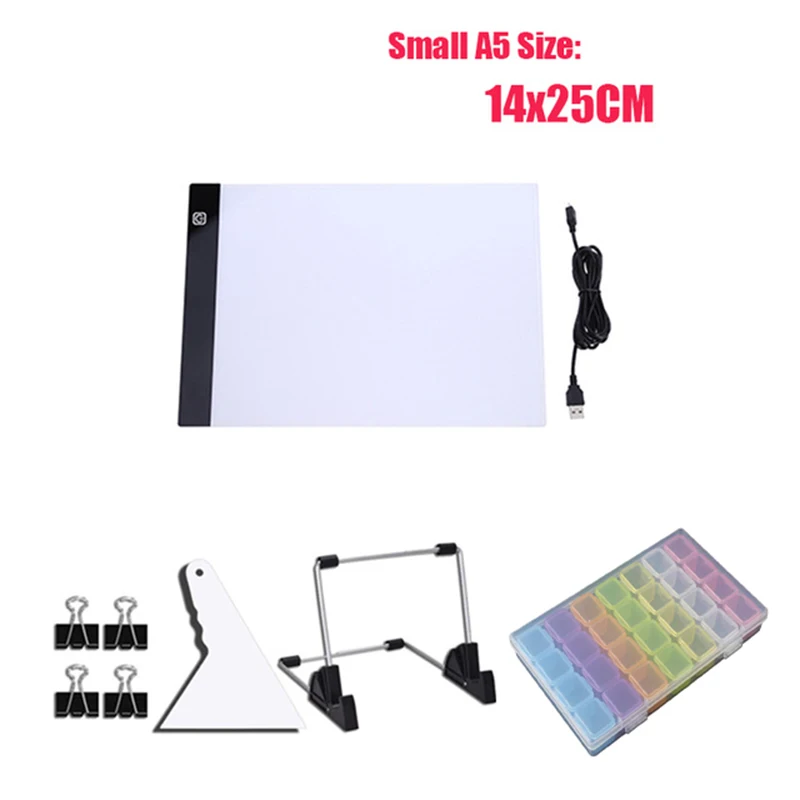 Диммируемая маленькая светодиодная подсветка A5 световая подсветильник ка