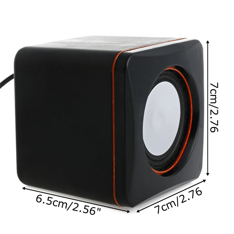 

Mini Portable USB Audio Player Music Speaker for iPhone iPad MP3 Laptop PC New New