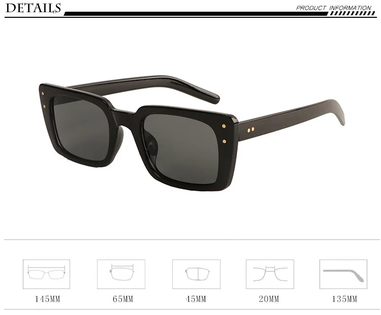 

Ins sunglasses women eyewear vintage small square sunglasses Rectangle sun glasses Unisex Women UV400