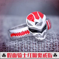 anime kamen riders s925 sterling silver ring adjustable jewelry role playing props party animation peripheralsgifts