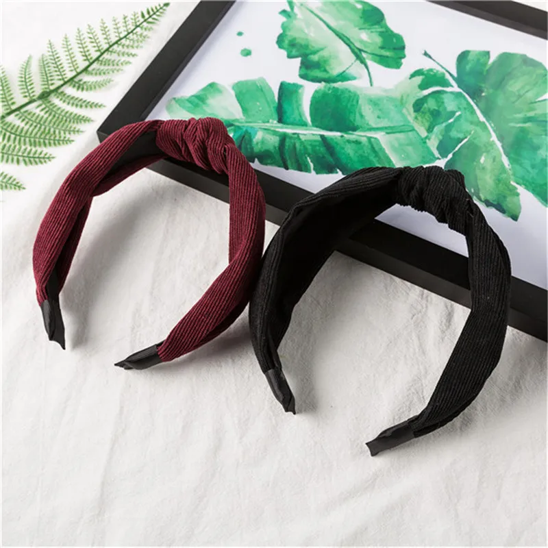 Новые милые высококачественные женские обручи для девочек модные широкие Топ