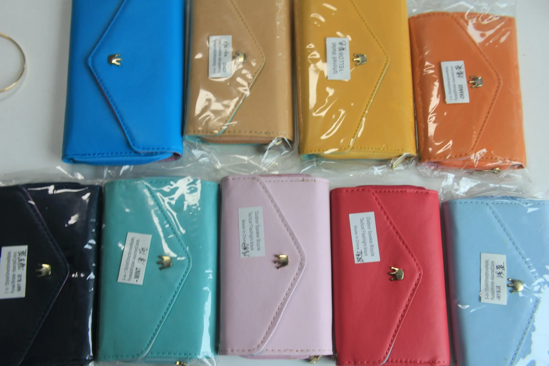 Nine color повседневные покупки из искусственной кожи мобильный кошелек сумочка