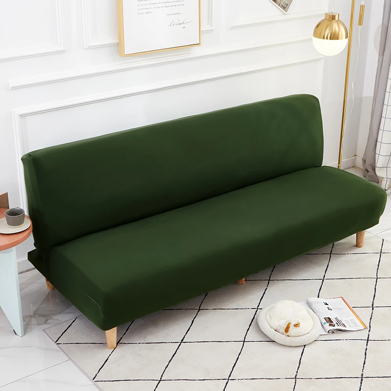 Диван покрывало откидное темно зеленый современное сидение чехлов стрейч чехол