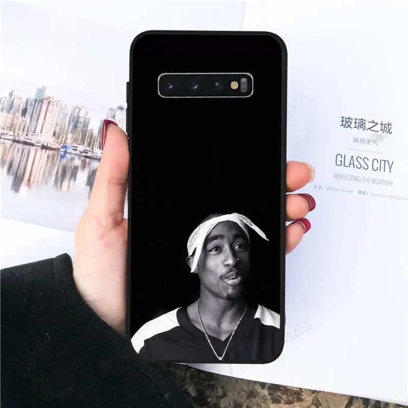 

Rapper 2pac Tupac Phone Case For Samsung galaxy S 7 8 9 10 20 edge A 6 10 20 30 50 51 70 note 10 plus