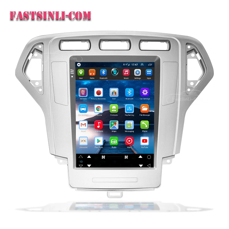 Android Tesla стиль автомобиля GPS навигация вертикальный экран Мультимедиа Радио для