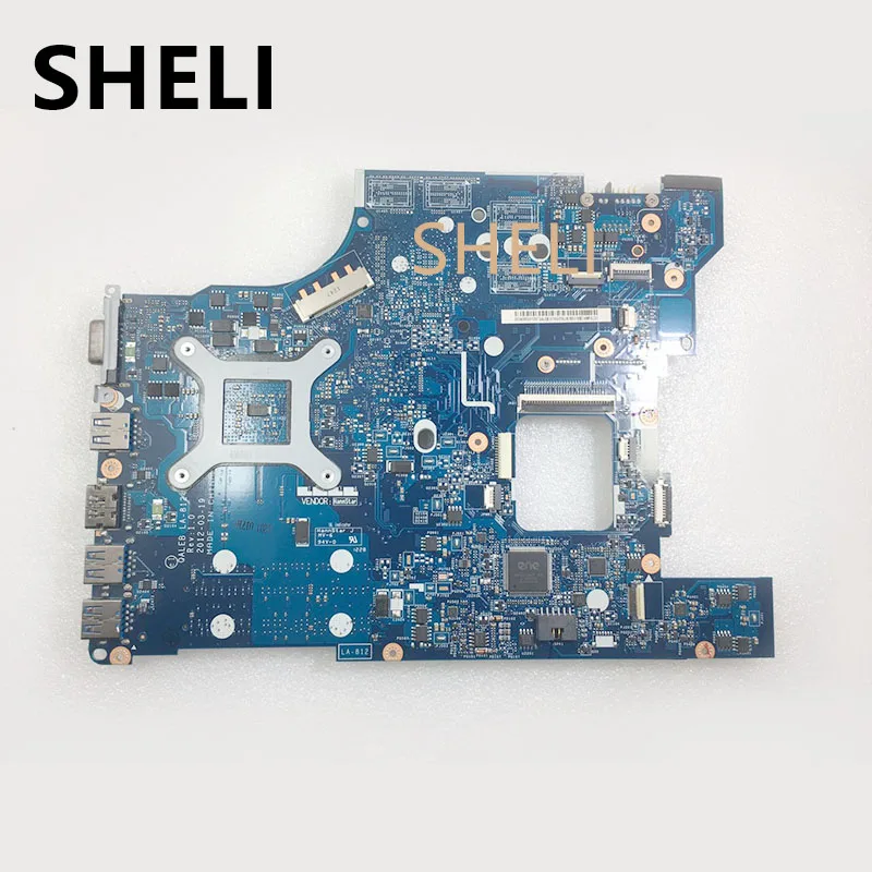 Материнская плата SHELI 04W0417 11S0B50850Z для ноутбука Lenovo ThinkPad Edge E535 QALEB LA-8124P FS1 DDR3 с