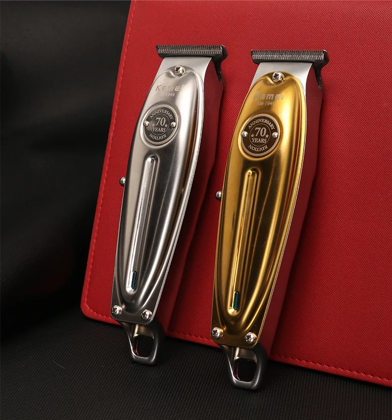 KM-1949 цельнометаллический профессиональный триммер для волос борода шнур