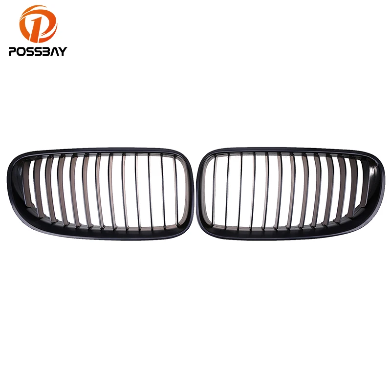 Posbay матовая Черная передняя решетка гриль для BMW 3-Series E93 325i/328i/330d Cabrio 2010-2013 лицевая