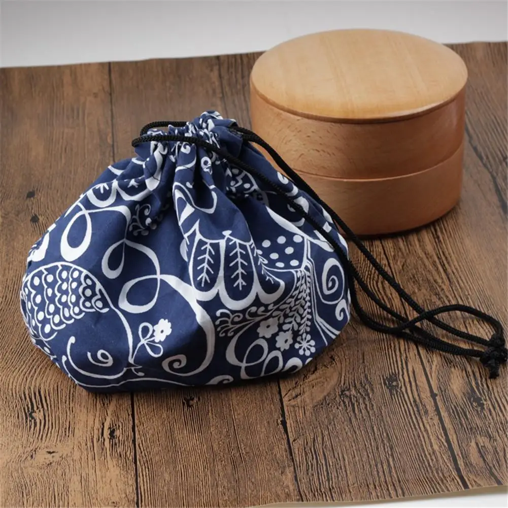 

Drawstring Lunch Bag New Portable Japanese Style Lunch Box Bag Ultra Light Lunch Bag Takeout Meal Bag Picnic Bag Storage Bag