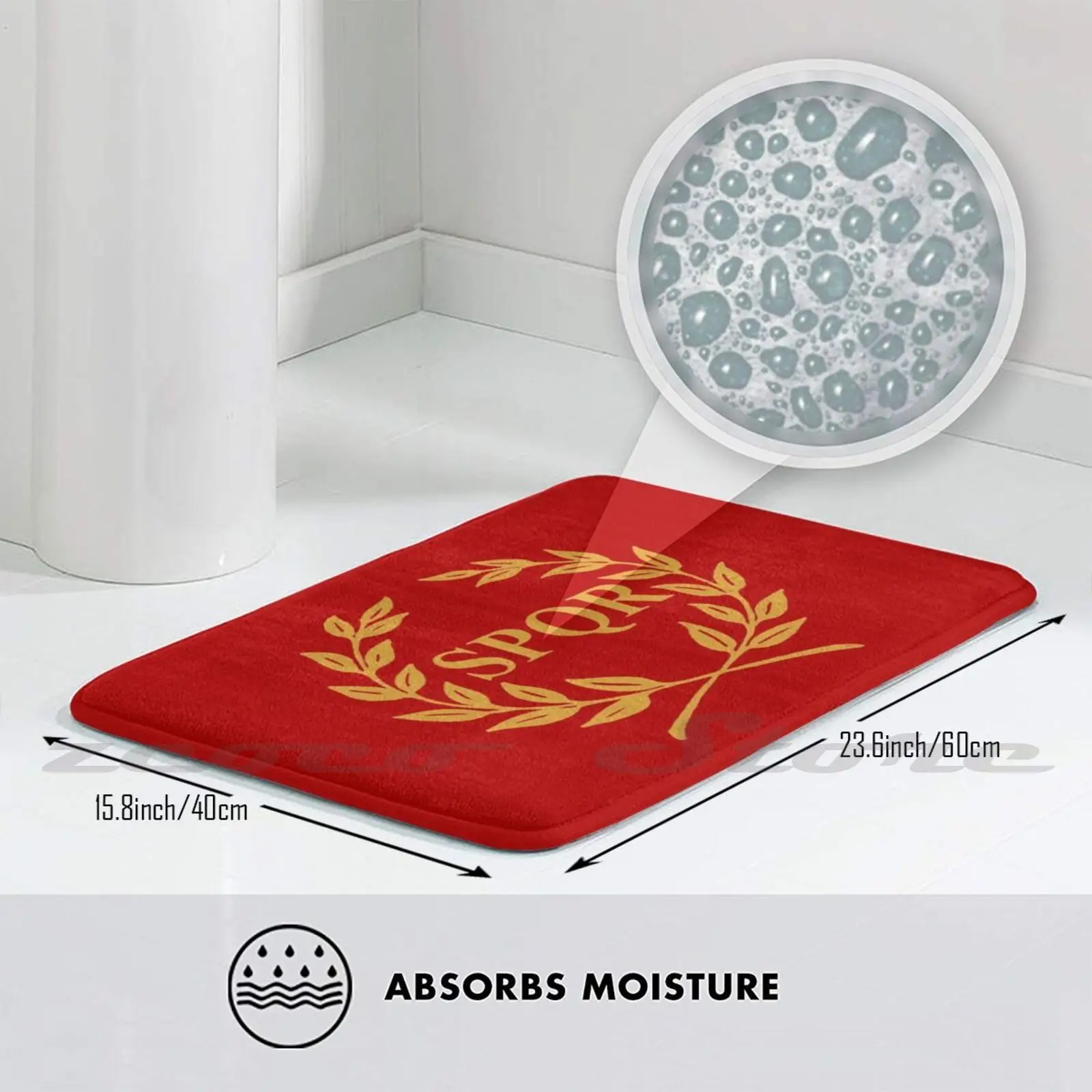 Мягкий Нескользящий Коврик Spqr в Римской империи коврик подушка с логотипом ceзарь