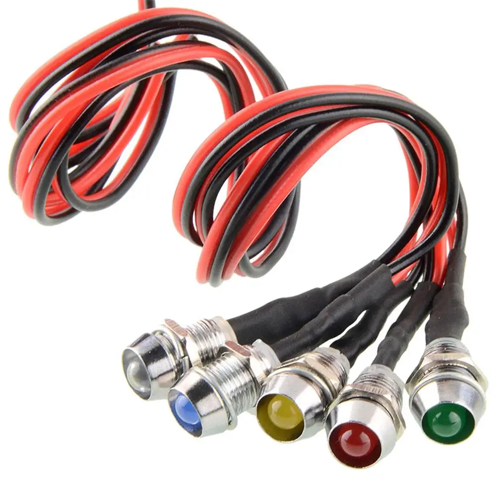 5 шт. металлический Предупреждение ющий индикатор водонепроницаемый IP67