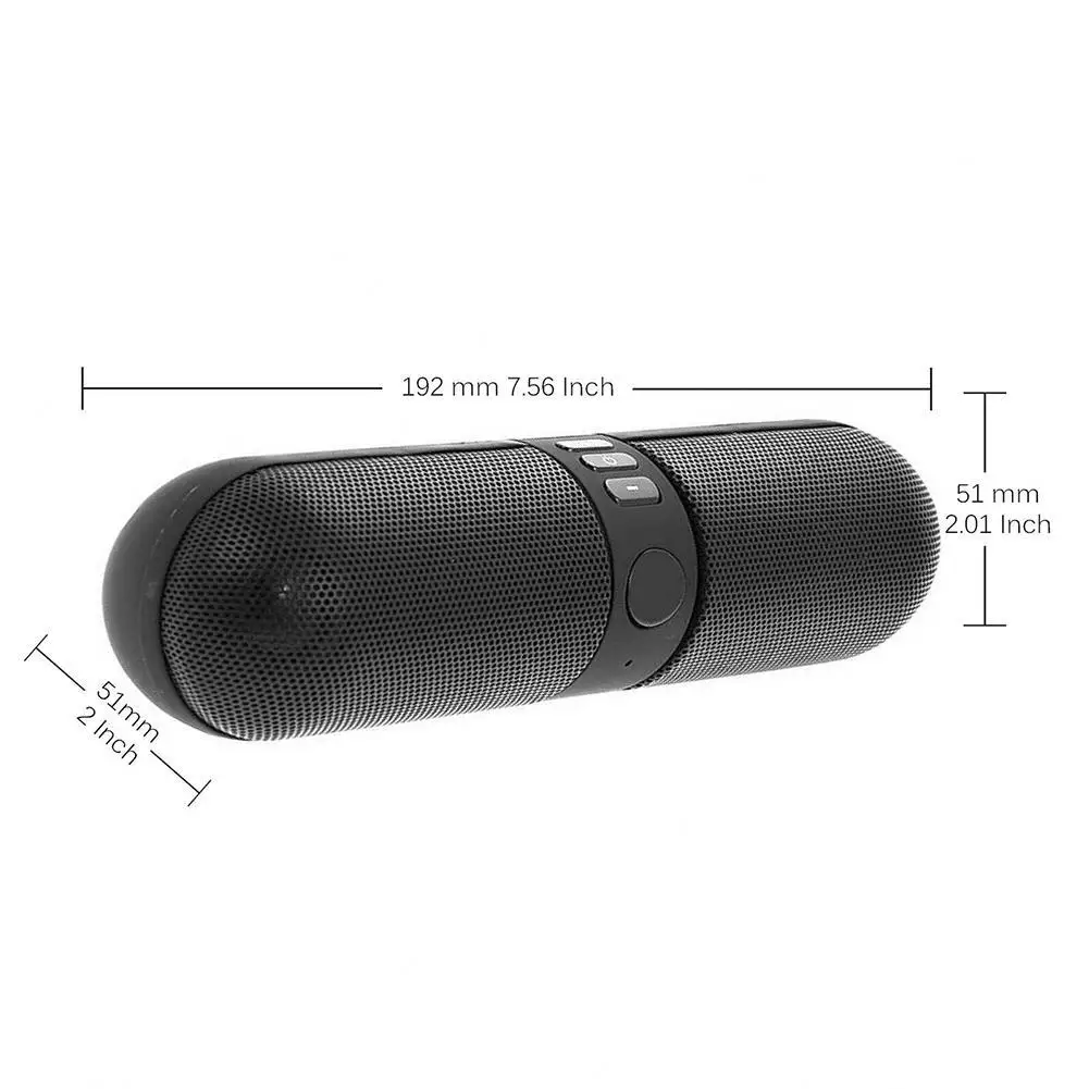 Портативный Bluetooth динамик для мобильного телефона, стерео аудио, Беспроводной регулятор громкости, мини, для помещений, супер бас, USB, громкая связь для xiaomi