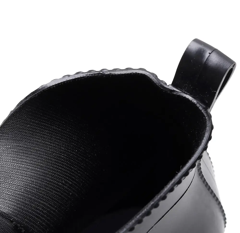 Сапоги женские резиновые простые водонепроницаемые ботинки для взрослых защита