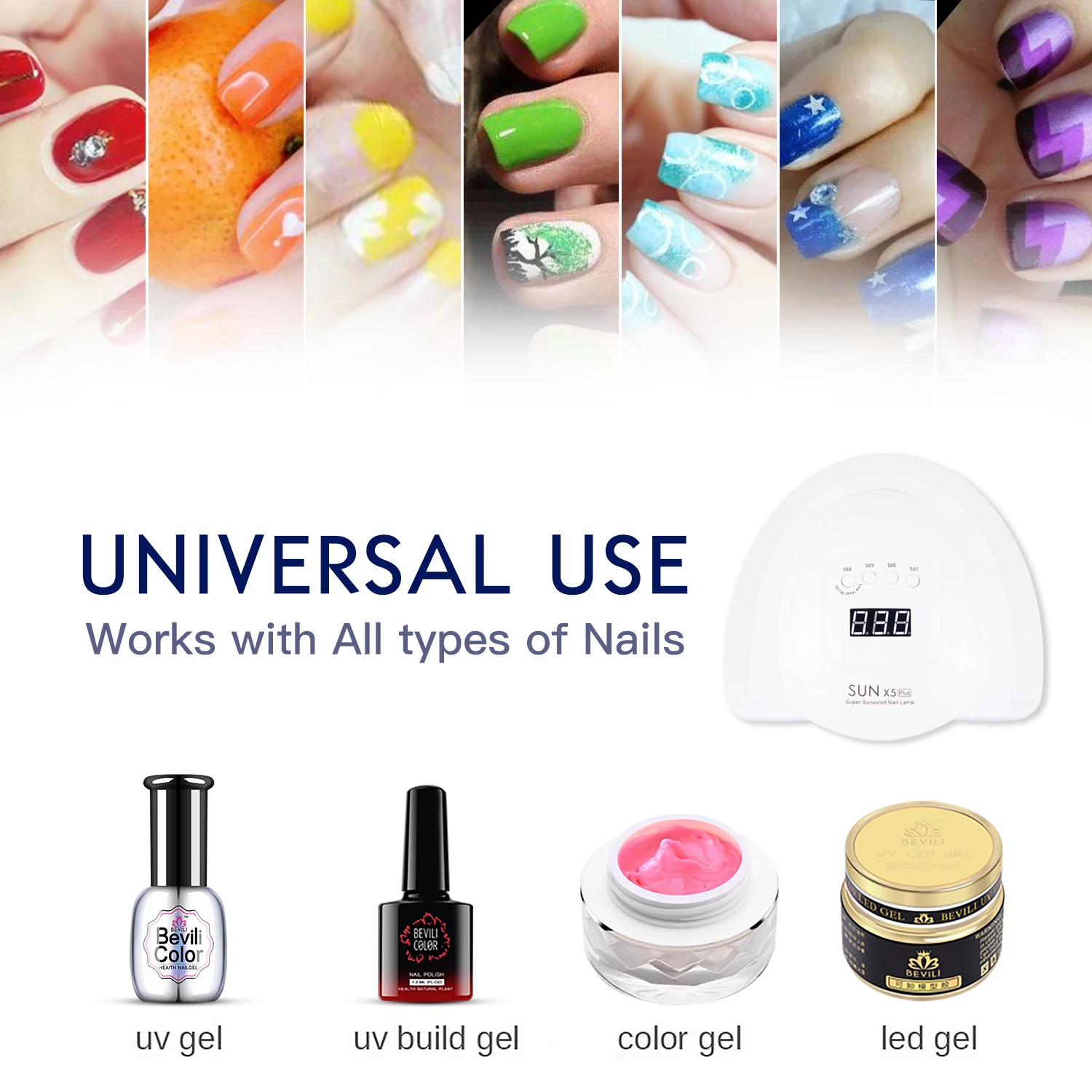 SUN 5X Plus UV LED Lamp For Nails Dryer 110W Ice Manicure Gel Nail Drying Varnish | Красота и здоровье