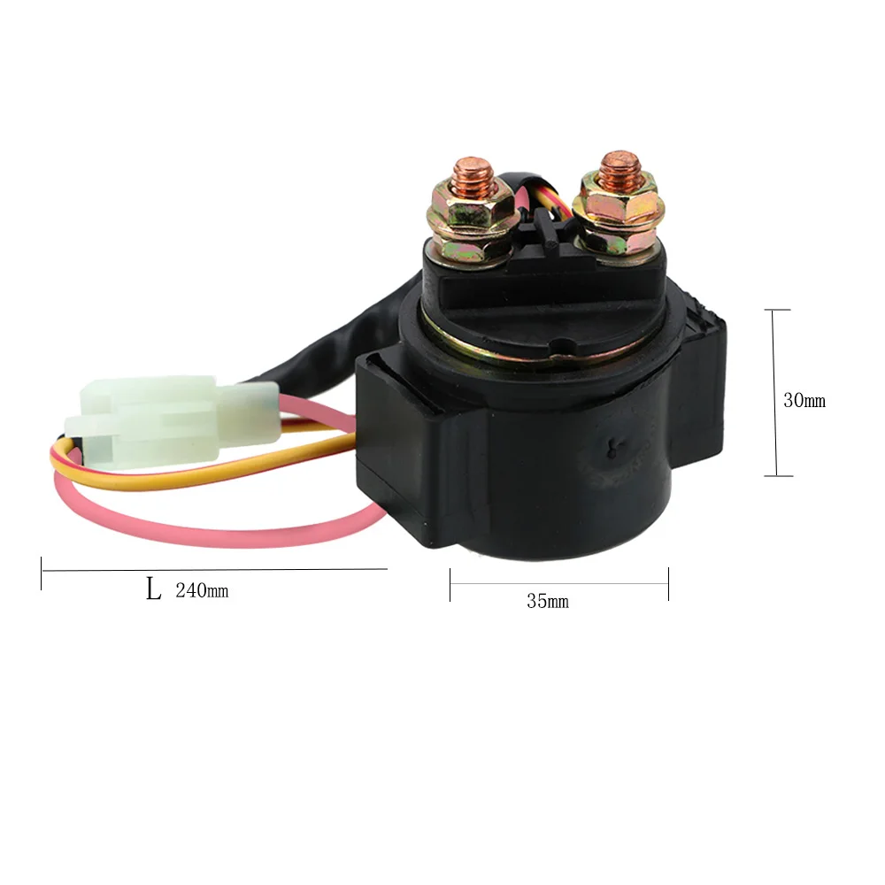 FORAUTO 1 шт. реле стартера мотоцикла CG125 GY6-125 соленоида для GY6 50cc 125cc 150cc 2 Pin провода