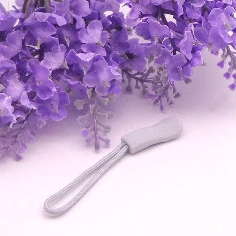 

10pcs Outdoor Zipper Pulls Slider Cord Rope Puller Lock Ends For Bag Buckle R9I9