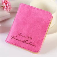 2022 women wallets card holder small fashion brand leather purse ladies bag women money bag clip ultra thin wallet