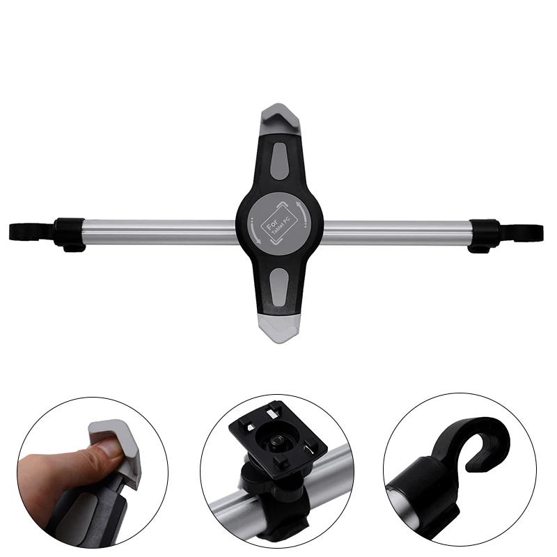 

Автомобильный аксессуар для планшета, подставка с креплением на заднее сиденье, удлиненный держатель из алюминиевого сплава для умного устройства 7-11 дюймов