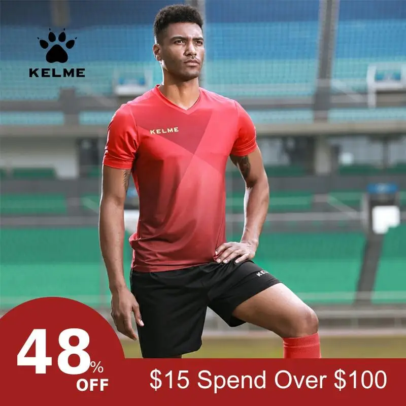 Kelme мужские футбольные Джерси Набор индивидуальные мужские s Форма тренировочные костюмы Джерси дышащие 3981509