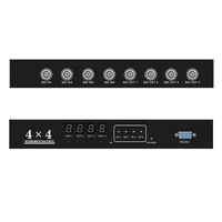 retail sdi switcher 4x4 hub sdi intelligent switch extender 4 to 4 converter for 3g hd sd monitor security camera cctv video