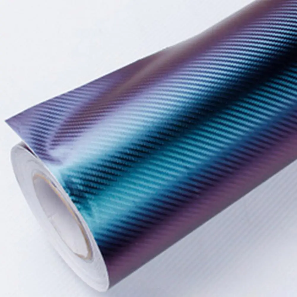 Автомобильные цветные наклейки для автомобилей из углеродного волокна 3D