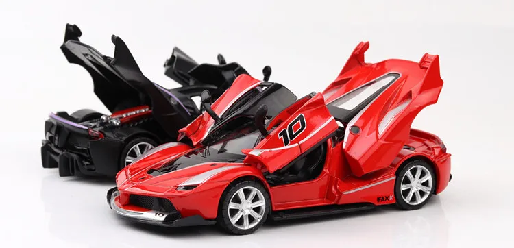 Модель автомобиля из сплава в масштабе 1:32 FXX литая модель со звусветильник и