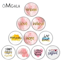 love hope believe dream encourage words patterns 12mm16mm18mm25mm round photo glass cabochon demo flat back making findings