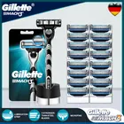 Бритва Gillette Mach 3 для мужчин, машинка для бритья с лезвиями, кассеты для безопасного бритья лица, для бороды