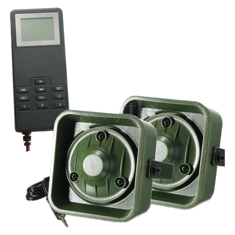 

Hunting Decoy Mp3 Bird Caller Sounds Player Built-In 200 Bird Voice Hunting Decoy 2 Players 50W Animal Caller for Hunting