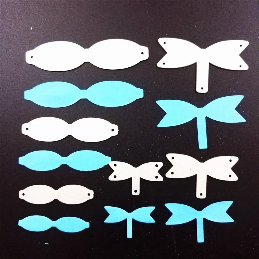 6pcs/Set bowknot Metal Cutting Dies For Scrapbooking Stencils DIY Craft Paper Cards Decoration Embossing Folder Bow Die Cutter | Дом и сад