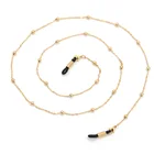 Модные женские золотые и серебряные цепочки для солнцезащитных очков шнур-держатель ремешок на шею шнурок для очков SU02