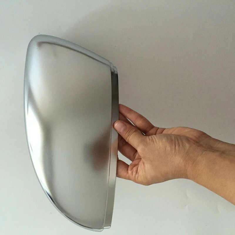 

Matte Silver Car Rearview Mirror Covers Side Wing Mirror Caps for Passat B7 CC Jetta Scirocco Beetle Car Styling