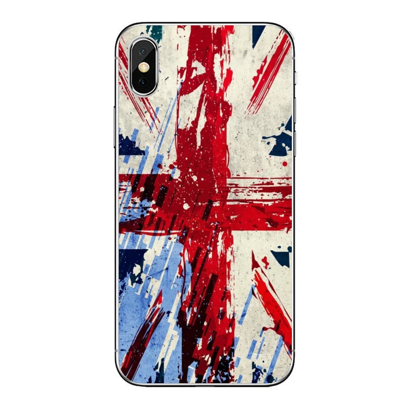 Английский Британский флаг Великобритании силиконовый чехол для телефона Samsung
