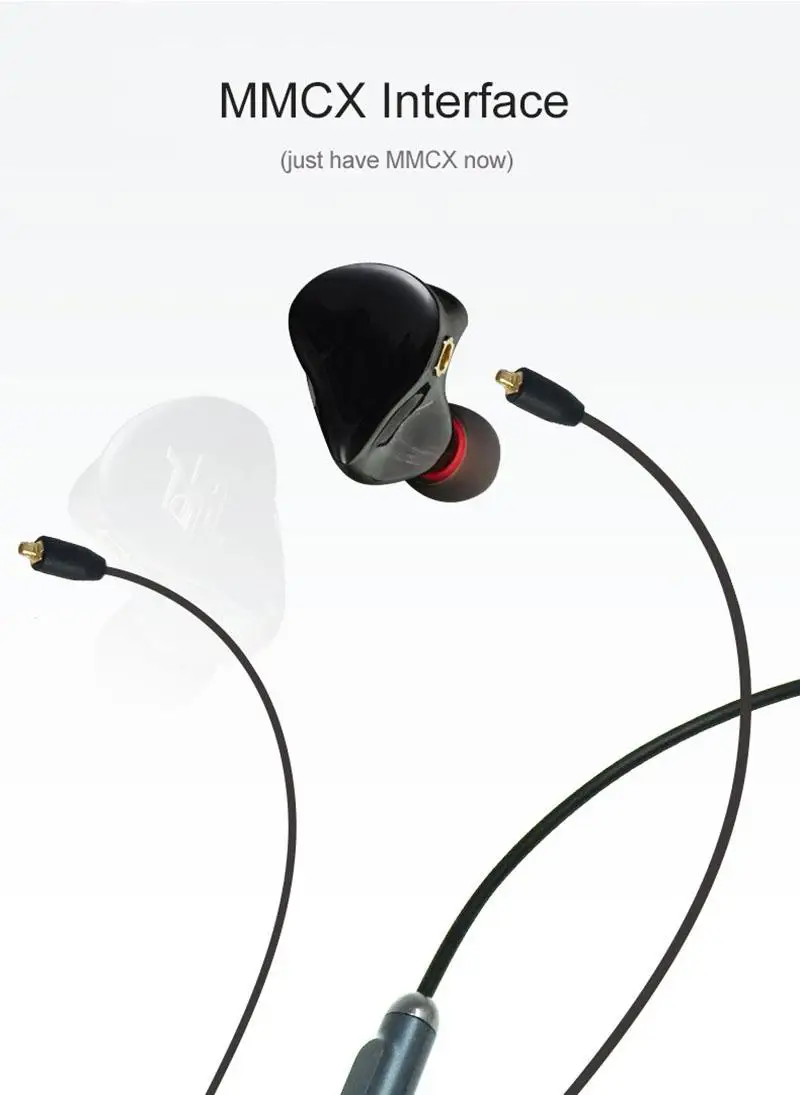 OKCSC Bluetooth 5,0 QCC3005 чип беспроводной APTX MMCX кабель для наушников IPX5 водонепроницаемая поддержка для iPhone AAC SBC SHURE WESTONE W80