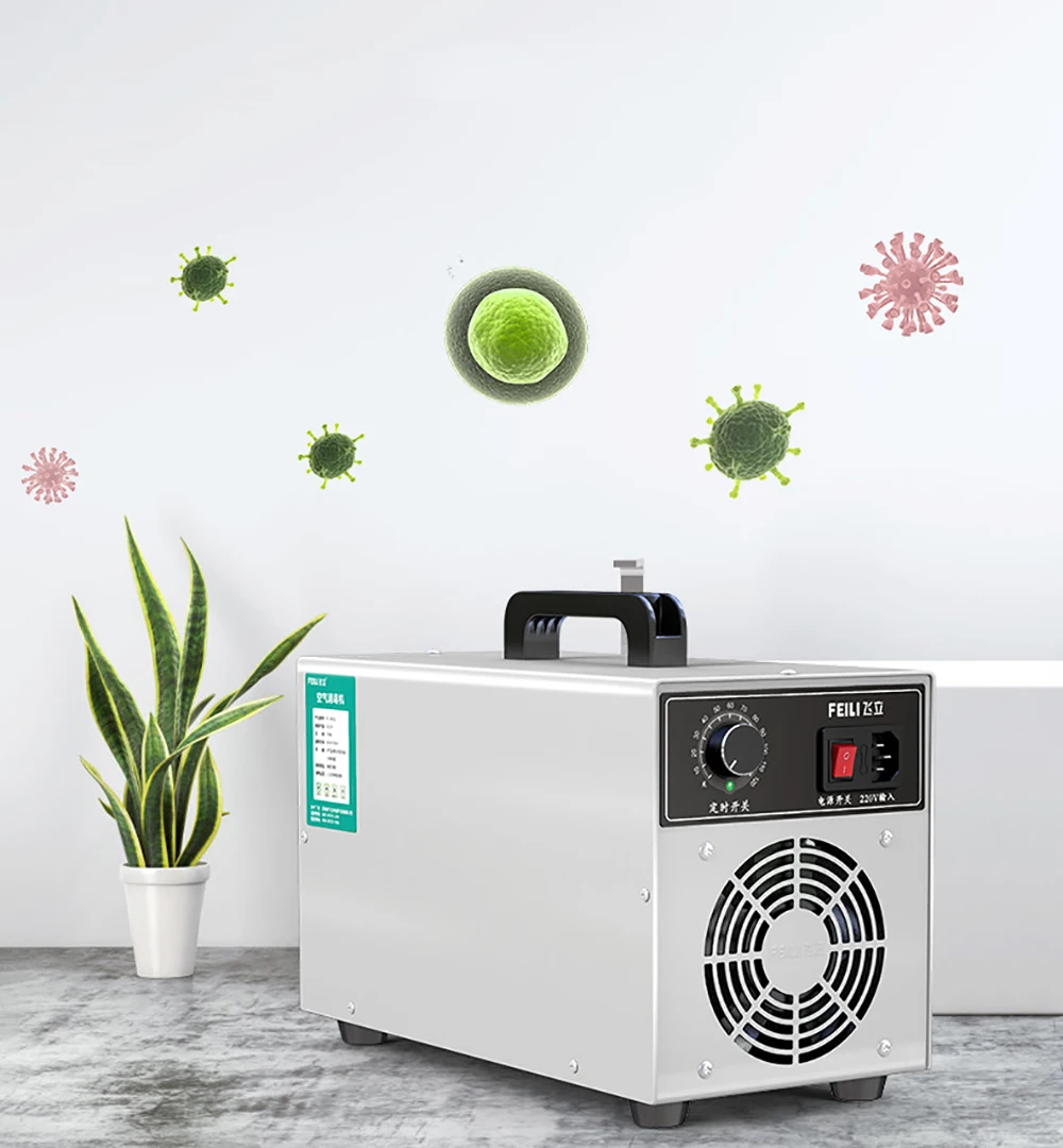

3G/H Ozone Generator Space Air Purifier Remove Formaldehyde Ozone Sterilization Disinfection Machine 65W 220V
