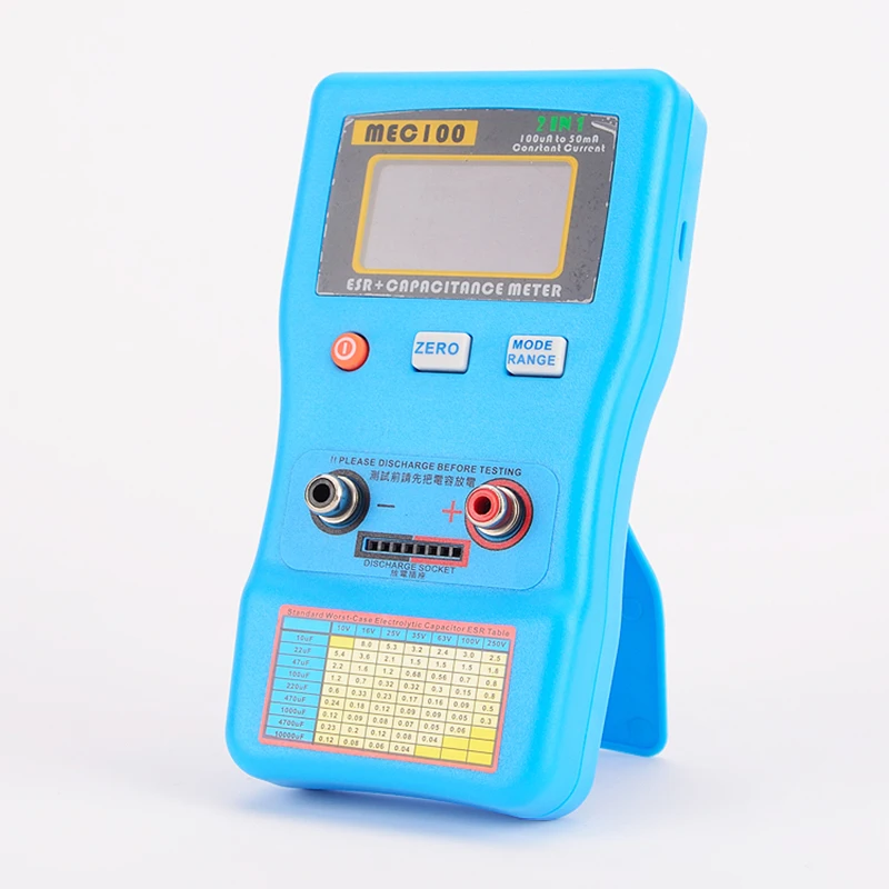 MEC-100 цифровой Дисплей конденсатор с алюминиевой крышкой метр Высокая точность