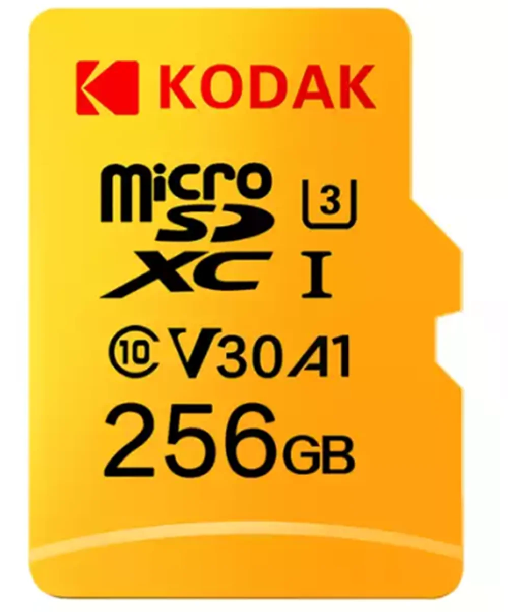 Микро-карта KODAK 16 ГБ 32 SDHC 128 256 SDXC UHS-I U3 V30 A1 4K Ultra class 10 TF-карта высокоскоростная карта